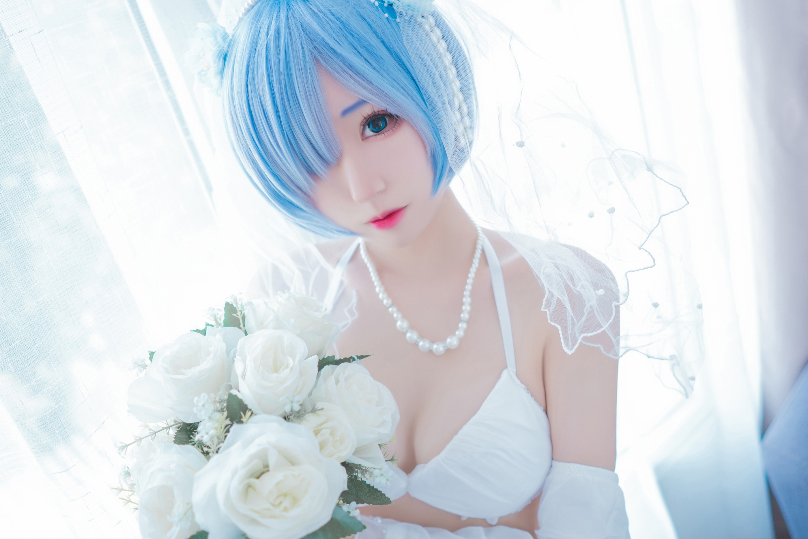图片[1]-猫君君 – NO.023 _MaoJun 蕾姆内衣花嫁[41P]-XikXak
